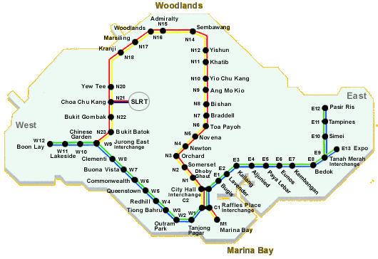 MRT map