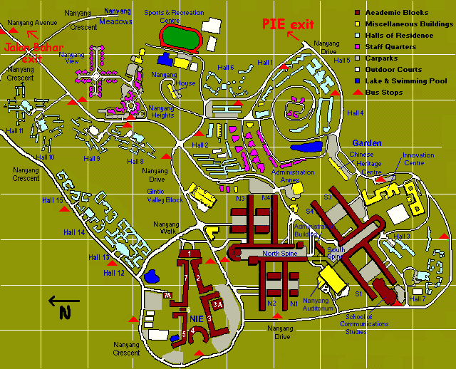 NTU map