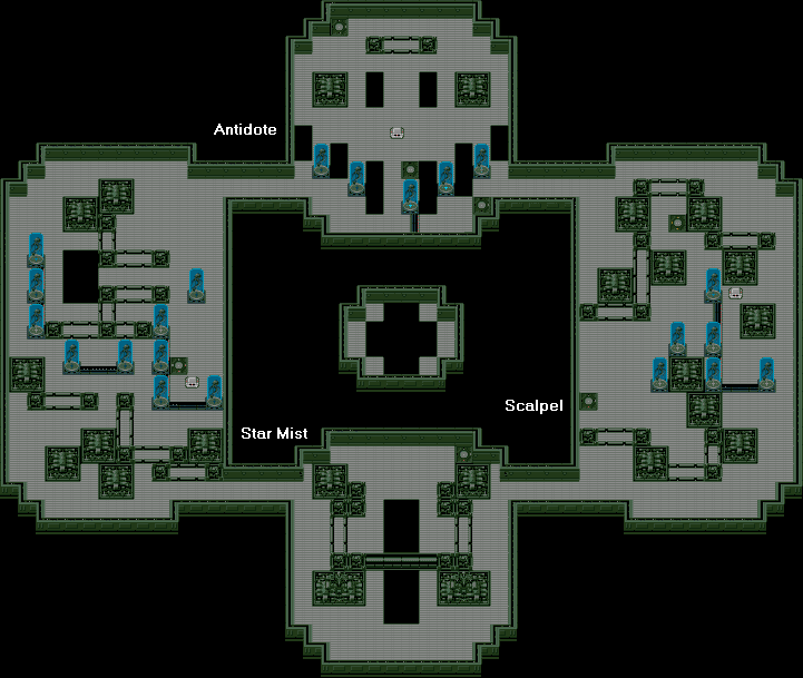 Phantasy Star II Dungeon Maps: Biosystem Laboratory