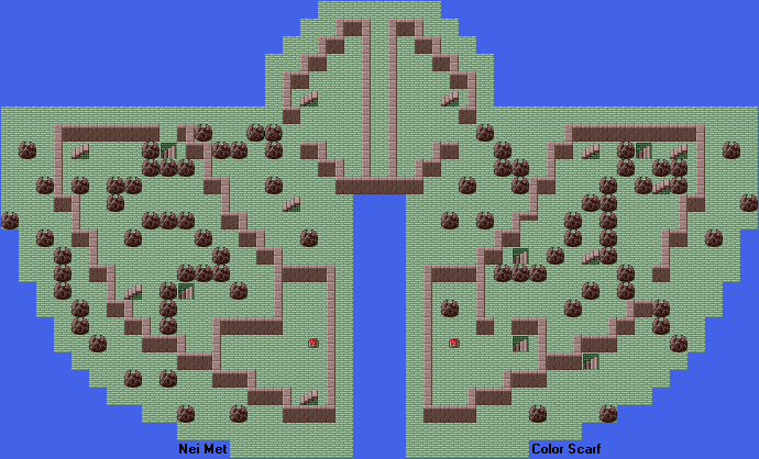 Phantasy Star II Dungeon Maps: Menobe Dungeon